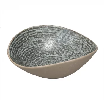 Салатник 250 мл 16,2*13,8 см h5,2 см глазурь Wave Up Glossy Stone Untouched Taiga P.L. [1]