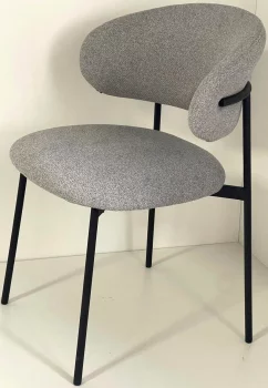 Обеденный стул TREND NS05 Капучино, букле, черный каркас 57X57X81 CM