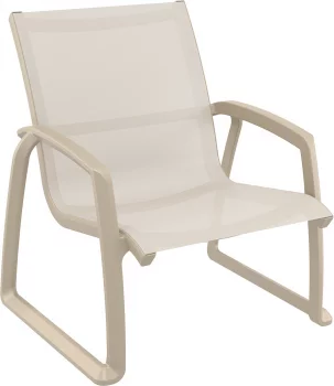 Кресло пластиковое Pacific 76X76X85 CM бежевое
