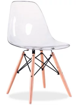 Стул Eames 47X55X81 CM прозрачный