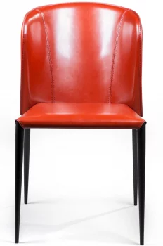 Стул Albert 47X62X85 CM красного цвета