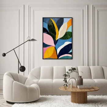 Репродукция картины на холсте Flowers 75X105 CM
