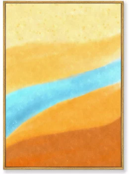 Постер на холсте Landscape etude 75X105 CM