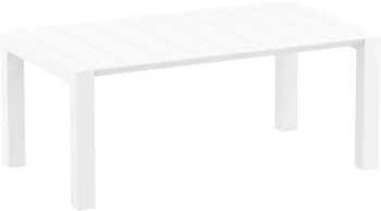 Стол пластиковый раздвижной Vegas 180-220X100X75 CM белый