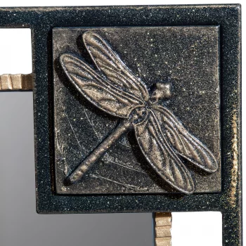 Зеркало в стальной раме Dragonfly Gold 72X72 CM