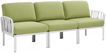 Диван садовый с подушками Komodo 216X78X88 CM