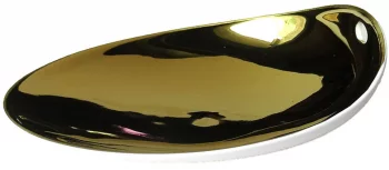 Тарелка фарфоровая Jomon Gold 14X11X4 CM