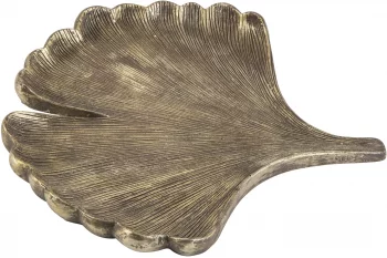 Декоративное блюдо Blad Peacock Goud 25X27 CM