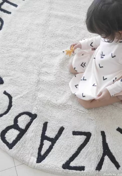 Круглый хлопковый ковёр ABC Ø150 CM