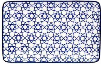 Тарелка Nippon Blue Plate 21X14 CM