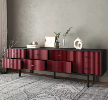 Комод Emerson 190X45X60 CM Red