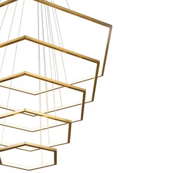 Подвесной светодиодный светильник Ring 120X120X250 CM