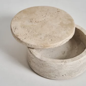 Шкатулка из травертина Motrus 13X13X6 CM
