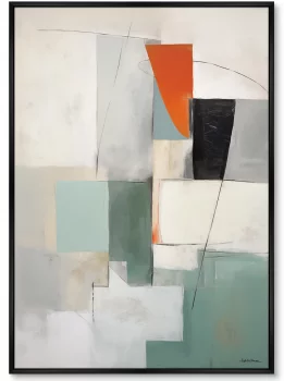 Постер на холсте Summer colors geometry 75X105 CM