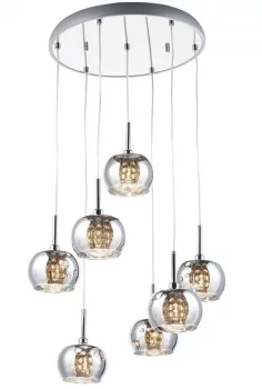 Подвес с семью плафонами Arian LED 50X50X85 CM