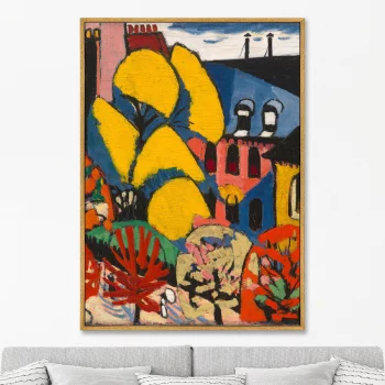 Репродукция картины на холсте Trees 75X105 CM