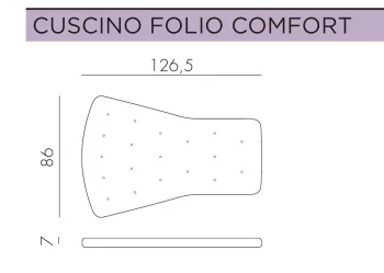 Кресло с пуфом Folio Poggio 72X81X113 / 49X42X44 CM