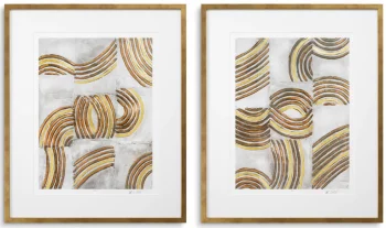 Комплект из двух постеров Refined Catena by Michael Willett 73X88 / 73X88 CM