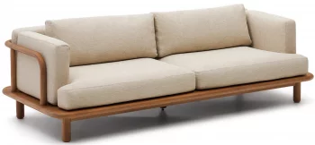 Диван с каркасом из тика Turqueta 230X100X74 CM