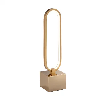 Настольная лампа Colette LED розовое золото 41X10X10 CM