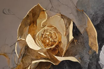 Холст Golden Rose 100X100 CM