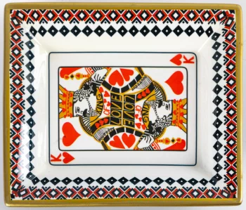 Блюдо декоративное Poker 19X16X4 CM