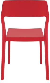 Стул пластиковый Snow 52X56X83 CM красный