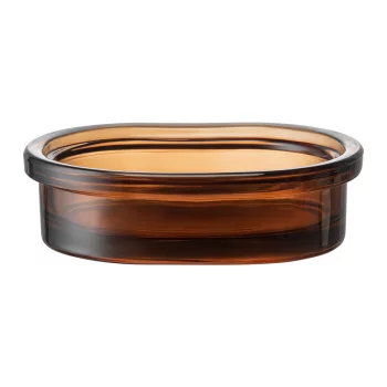 Мыльница amber, темно-янтарная