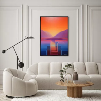 Постер на холсте Continuum 75X105 CM