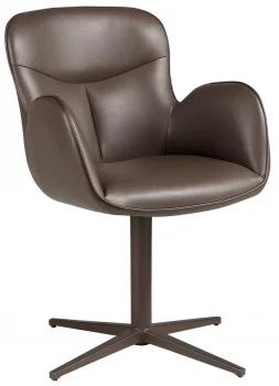 Вращающийся стул из экокожи Ramon 60X65X90 CM