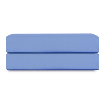 Простыня на резинке из премиального сатина сиреневого цвета из коллекции essential, 180х200х30 см
