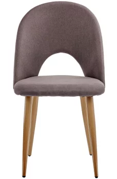 Стул Cleo 41X42X87 CM коричневый