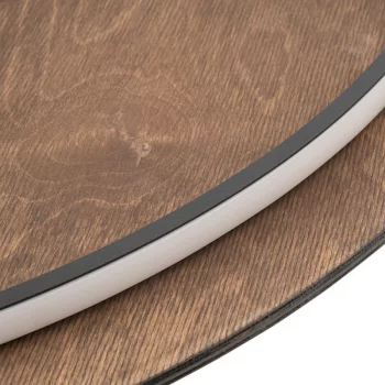 Настенный декоративный светильник Ring Timber Led