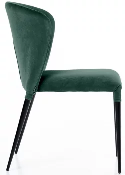 Стул Albert 51X65X86 CM зелёного цвета