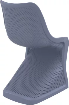 Стул пластиковый Bloom 50X58X85 CM серый