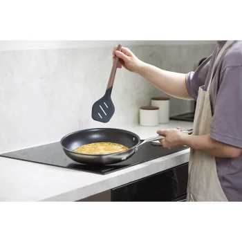 Лопатка с прорезями smartchef, 32 см, капучино-графит