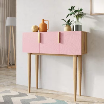Консоль Line 90X40X0 CM pink
