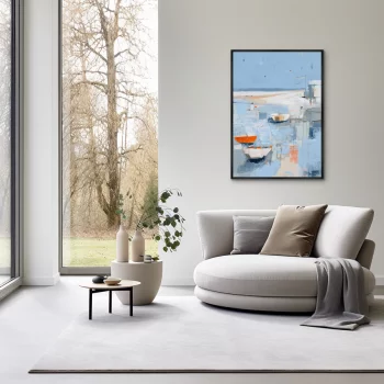 Постер на холсте On the Crystal Surface of Summer 75X105 CM