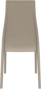 Стул пластиковый Miranda 45X56X94 CM бежевый