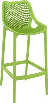 Стул пластиковый барный Air 45X53X105 CM зелёный