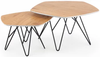 Комплект столиков Zero 75X75X41 / 56X56X36 CM