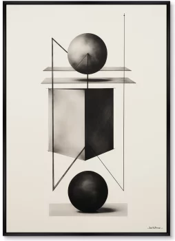 Набор из двух постеров на холсте Life of the mechanisms 75X105 / 75X105 CM