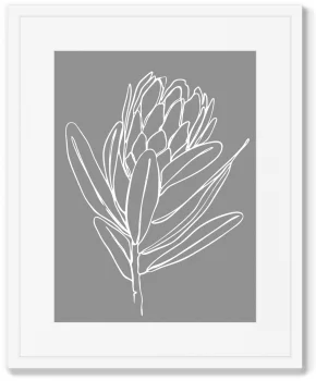 Диптих Minimalistic flower Couple 42X52 / 42X52 CM
