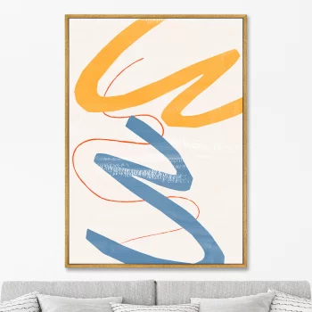 Постер на холсте Color vibes 75X105 CM