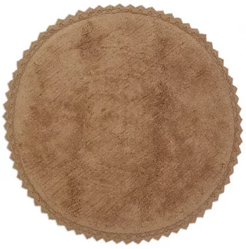 Круглый хлопковый ковёр Pearl Ø110 CM