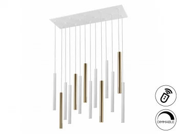 Подвесной светильник Varas 14L белый/золотой DIM 82X25X40 CM