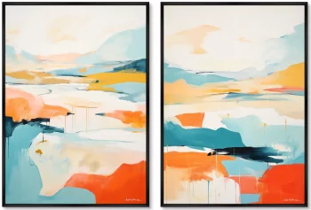 Набор из двух постеров на холсте Foothills 75X105 / 75X105 CM