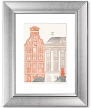 Диптих Amsterdam canal houses 41X51 / 41X51 CM