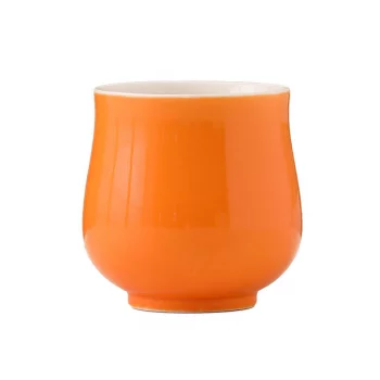 Чашка 150 мл кофейная без ручки оранжевая Rose Barista d 6,8/6,1 см h6,8 см Barbossa [1] 