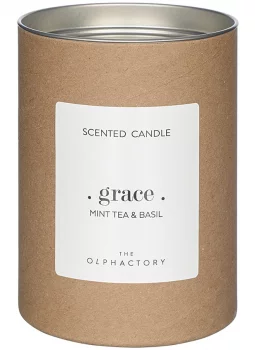 Свеча ароматическая The Olphactory Grace Mint and basil 40 часов горения